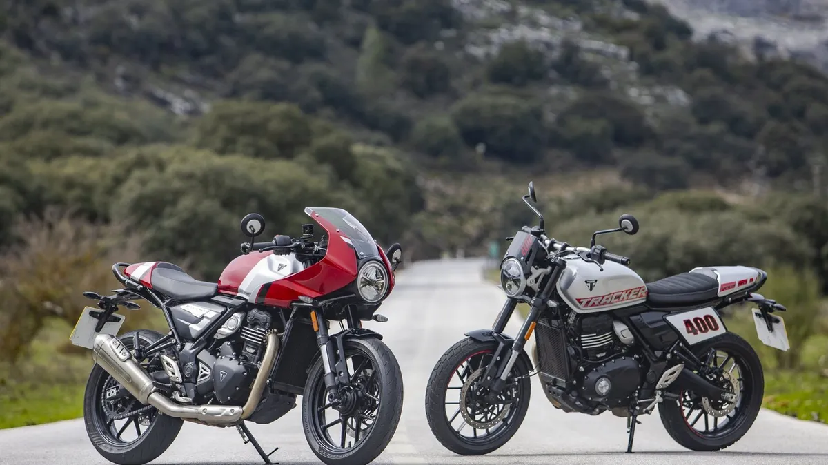 Обзор Triumph Tracker 400 и Thruxton 400: характеристики, особенности, цена — фото 2