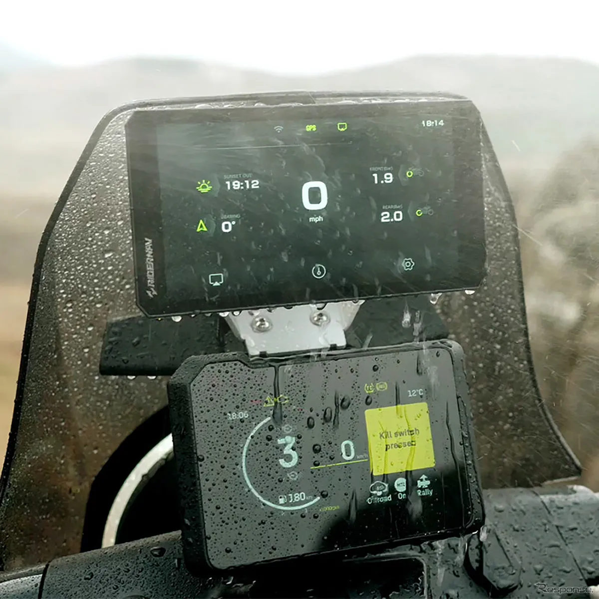 Выход 7-дюймового смарт-дисплея для мотоциклов RiderNav R7X: совместимость с основными брендами, включая Yamaha и Honda